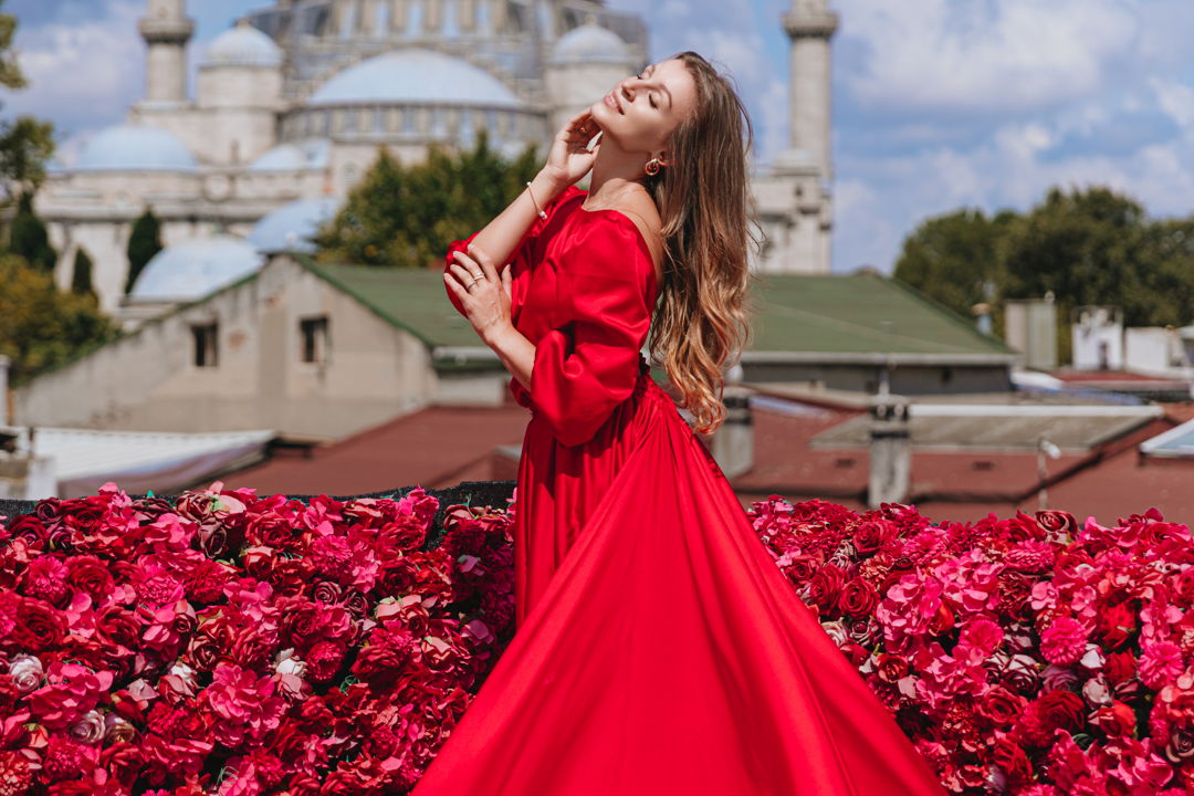 Стамбульская фотосессия на крыше с чайками — фото 4