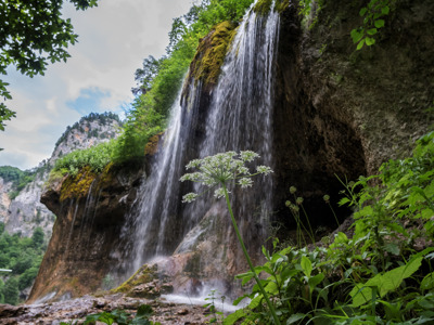 Чегемские водопады — Верхняя Балкария — Голубое озеро