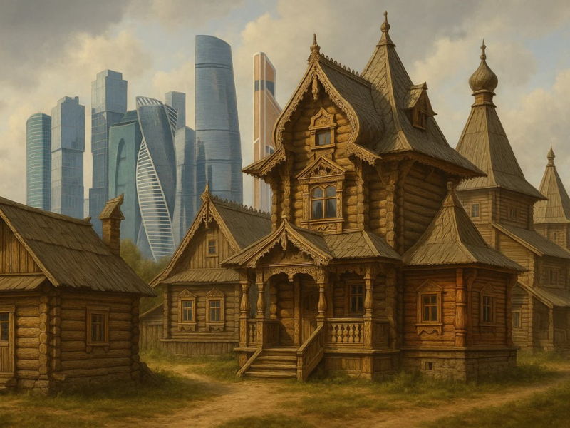 Каркас времени: деревянные дома Москвы — квест-экскурсия (без гида) - экскурсия в Москва, Россия