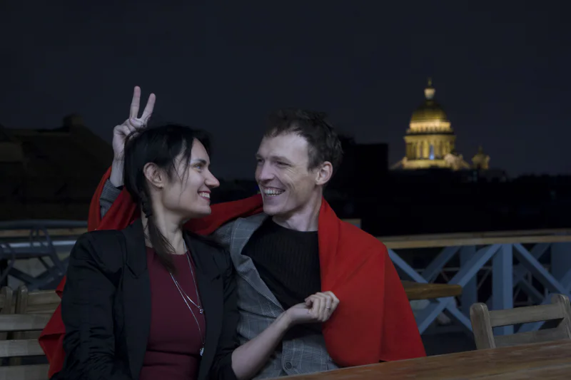 Фотосессия в самом сердце Петербурга — на террасе — фото 1