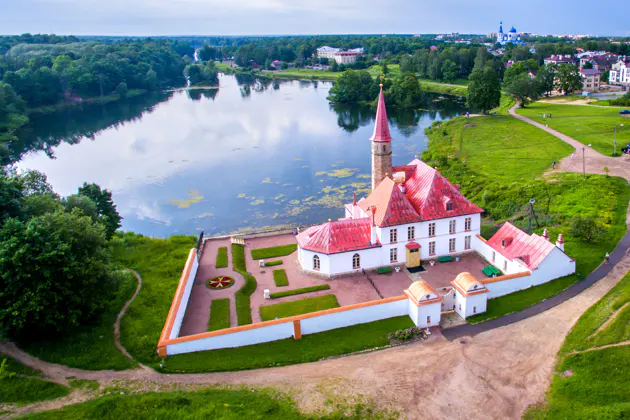 Два замка и дворец Павла Первого