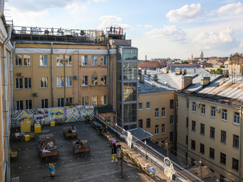 Петербург 4 в 1: дворы, парадные, коммуналки и крыша — фото 5, Санкт-Петербург | Покатаем