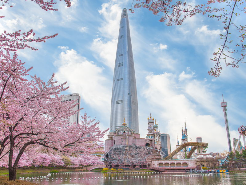 Сеул: билет на смотровую площадку небоскрёба Lotte World