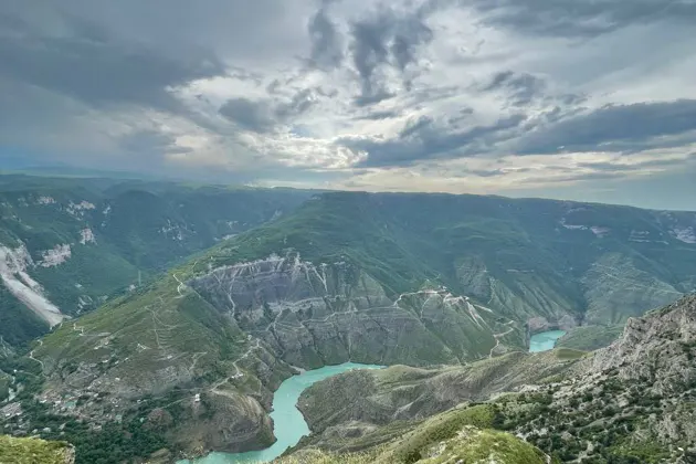 Сулакский каньон, Бархан Сарыкум и пещера Нохъо — фото 3