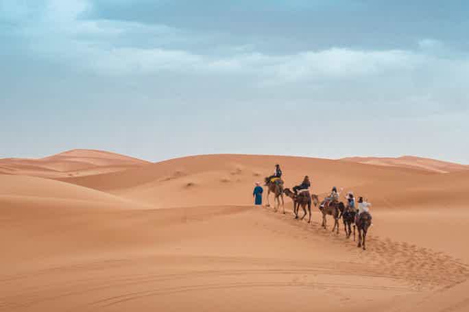 Путешествие в Сахару с поездкой на джипах и прогулкой на верблюдах