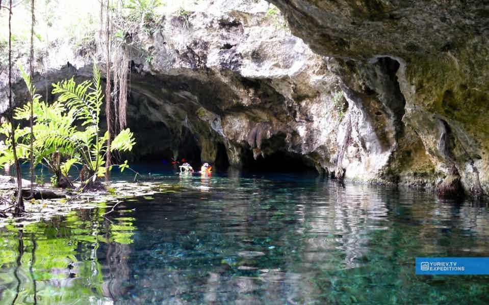 Мексика: поездка в древние майянские города: Коба, Тулум и купание в подземных пещерах "сенотах" - фото 5