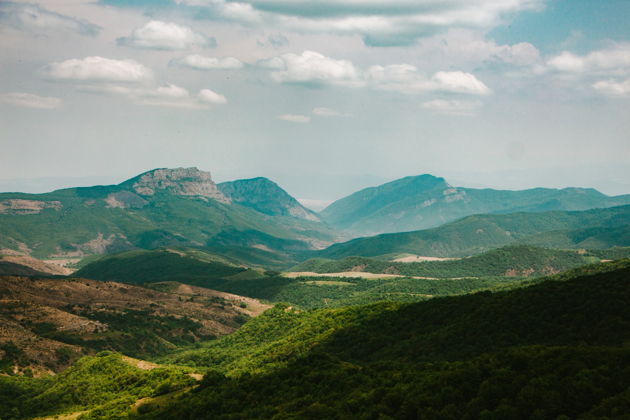 Виды Цветные озера Абуделаури