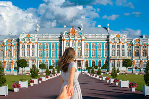 Пушкин (Царское Село): Екатерининский дворец, парк и Янтарная комната