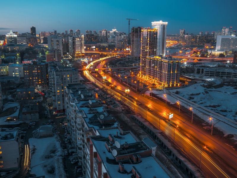 Вечерний Новосибирск на автомобиле - экскурсия в Новосибирск, Россия