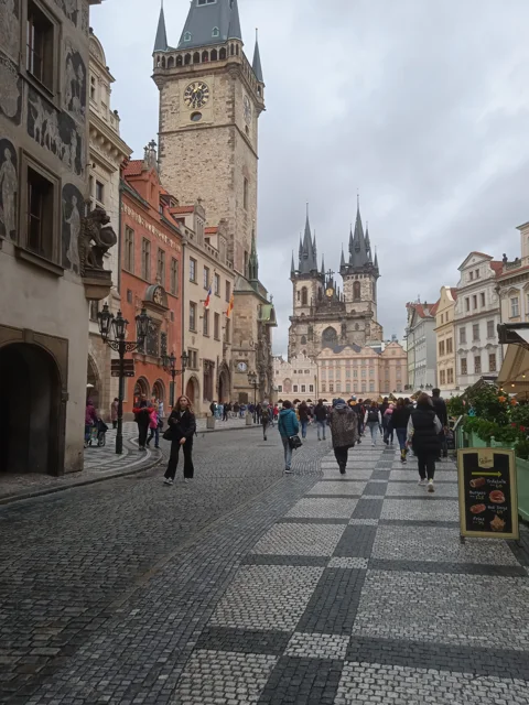 Впервые в Праге: Старый  город и Новый город. 