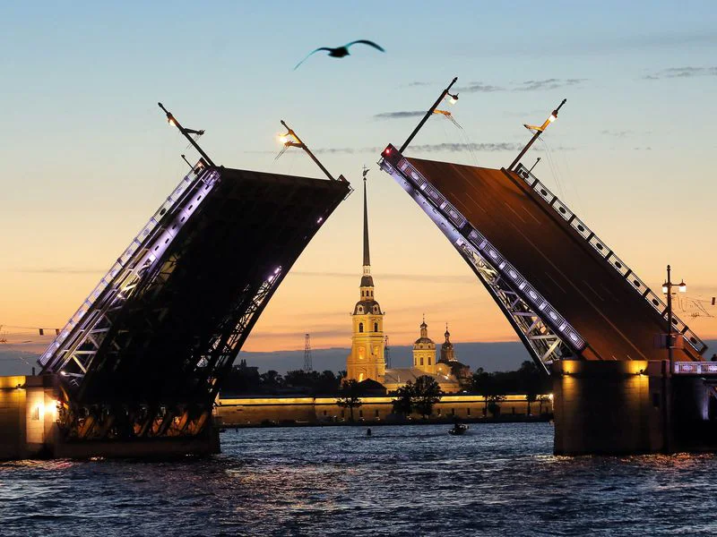 Белые ночи и разводные мосты Санкт-Петербурга — фото 7
