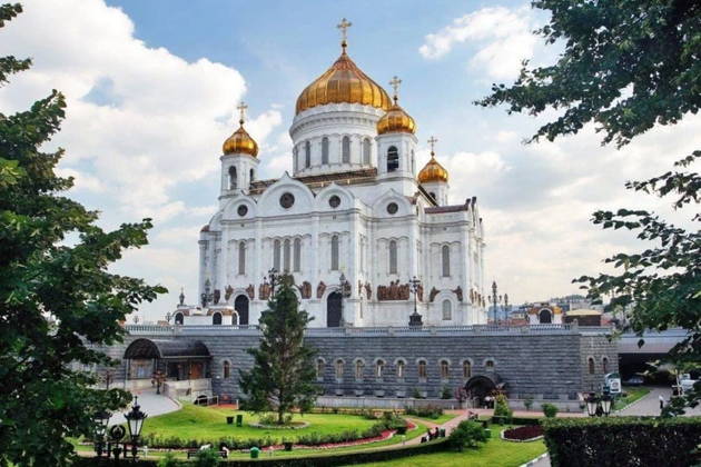 Храм Христа Спасителя и храм Ильи Пророка в Обыденском переулке