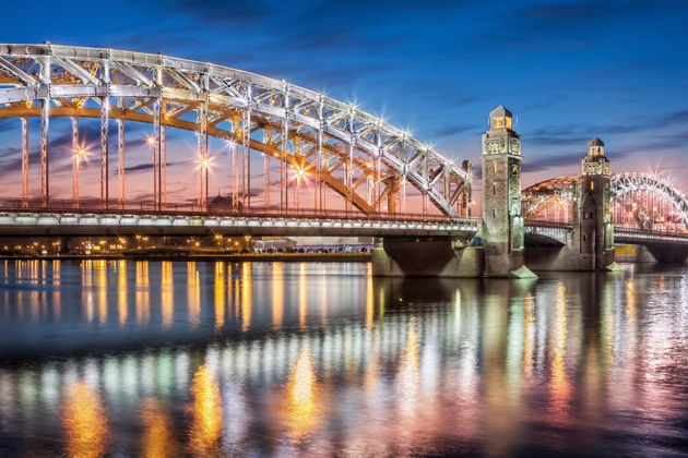 Фото к экскурсии Разводные мосты глазами петербуржца: аудиотур по ночному городу