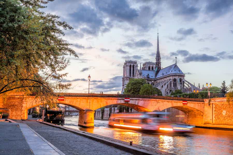Seine River Walk & Postcard w/ Pictures Sent All Over The World - photo 2