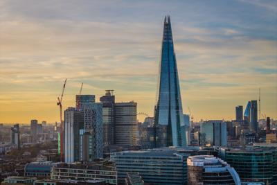 Панорама Лондона с The Shard — самая высокая смотровая площадка — Лондон