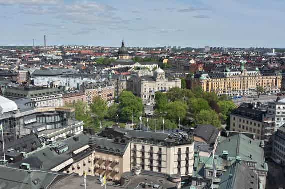 Исторический центр Стокгольма за час