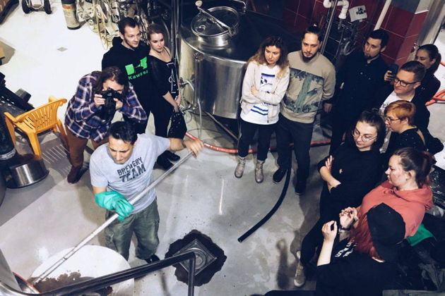 Виды Экскурсия в крафтовую пивоварню с дегустацией 10 сортов пива