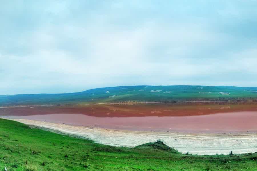Розовое озеро,Марсианские пейзажи  и село Хыналыг (2200метров за один день) - фото 4