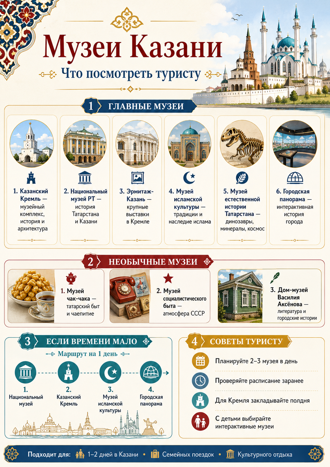 Инфографика Музеи Казани