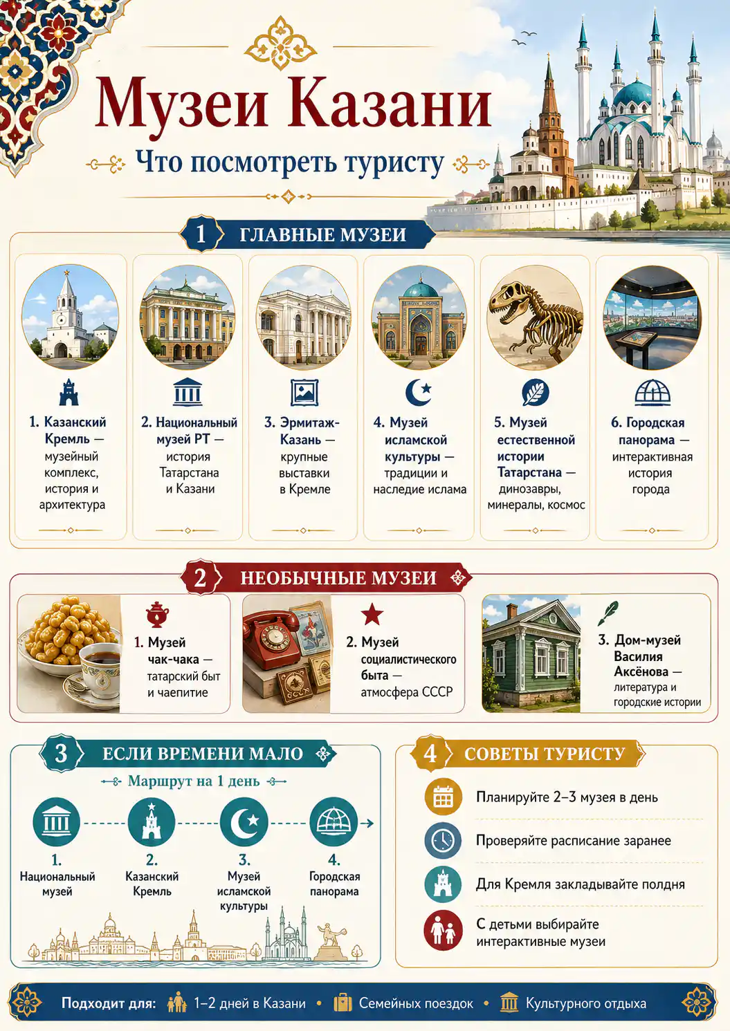Инфографика Музеи Казани