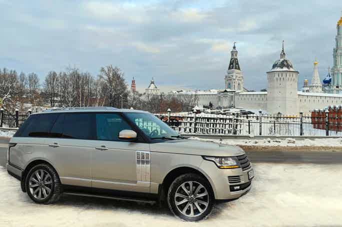 Зимний Посад на Range Rover с прозрачной крышей + чай и глинтвейн 
