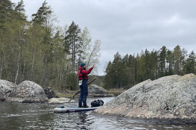 Виды Двухдневный сплав на SUP досках по реке Вуокса