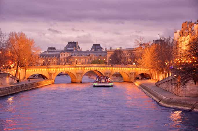 Seine Night River Cruise & Eiffel Tower Summit Direct Access