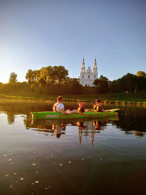 Полоцк: взгляд с воды — обзорная экскурсия по городу на байдарках