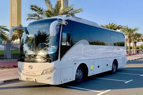 Трансфер из аэропорта DWC или аренда автобуса от 20 до 50 человек в ОАЭ