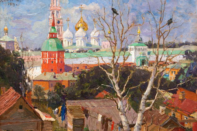 Красота и древность Сергиева Посада на ретро-авто
