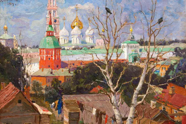 Красота и древность Сергиева Посада на ретро-авто