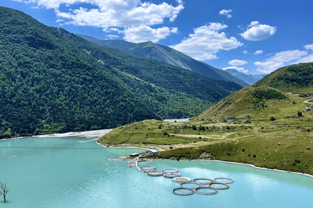 Высокогорный Цей, Алагирское ущелье, Зарамагское водохранилище и источники