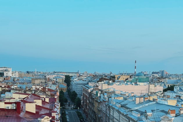 Виды На крышу Петербурга