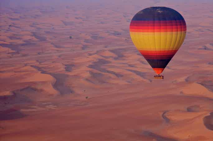 Выше облаков: полет на воздушном шаре в Рас-Аль-Хайме