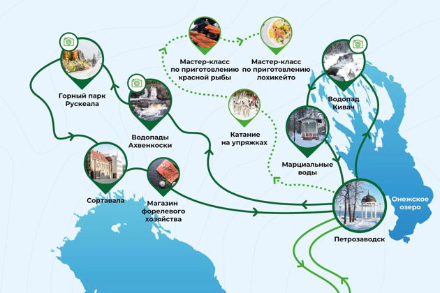 ТОП места Карелии 3: Рускеала, водопады из Петрозаводска