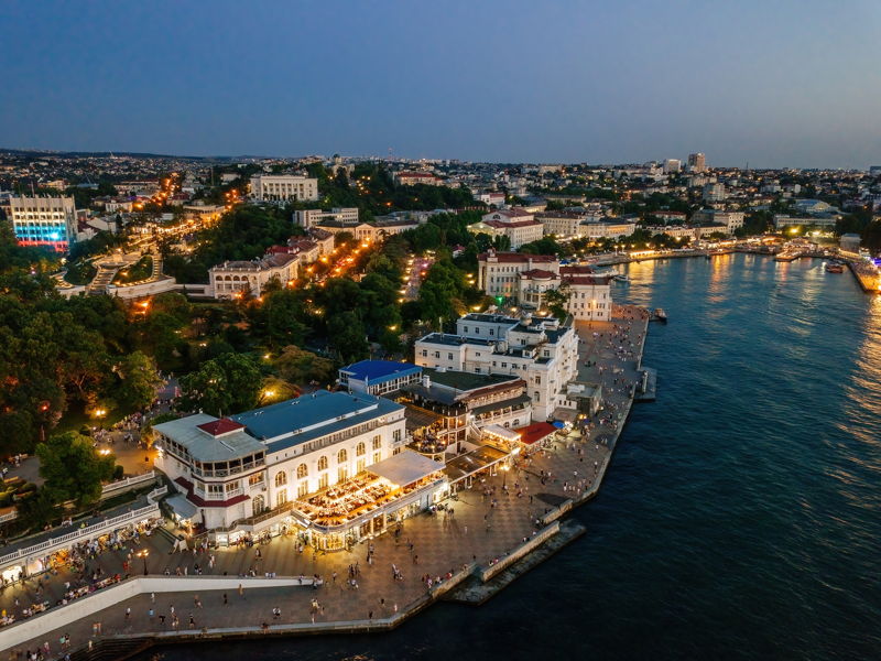 Вечерний Севастополь и морская прогулка