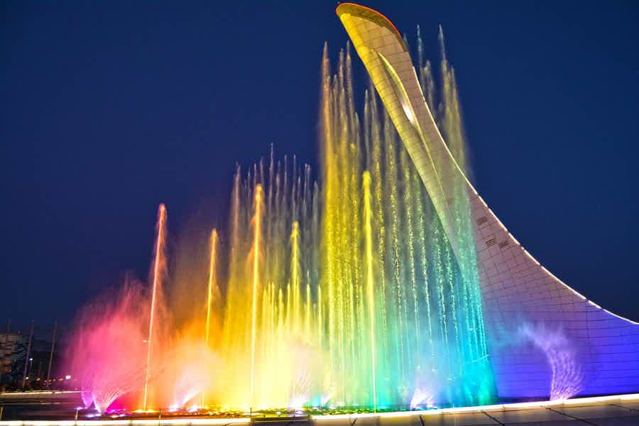 Красная Поляна, Олимпийский парк и шоу фонтанов - фото 6
