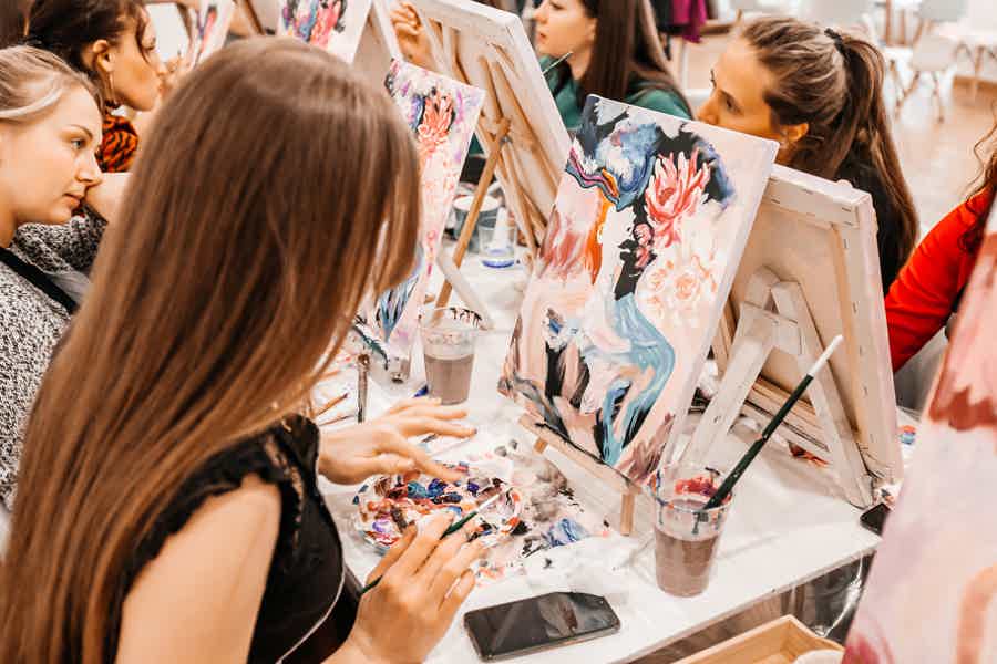 Paint and Sip Budapest — Creative Wine & Art Workshop
