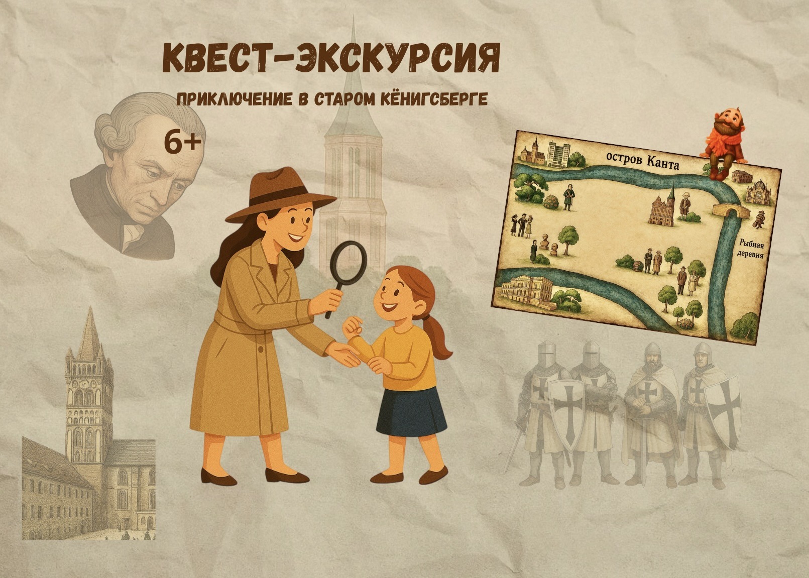 Детективы на острове Канта: приключение в старом Кёнигсберге