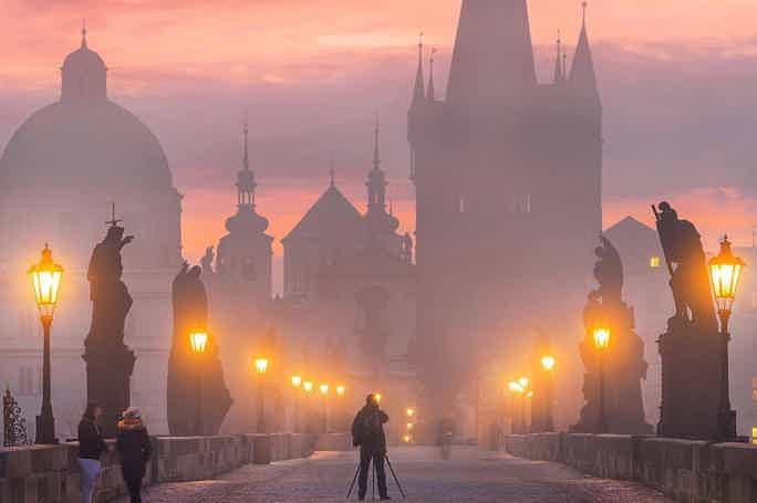Мистическая Прага в свете газовых фонарей