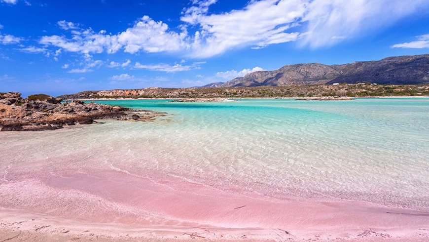 Розовый пляж Элафониси (из Ханьи)