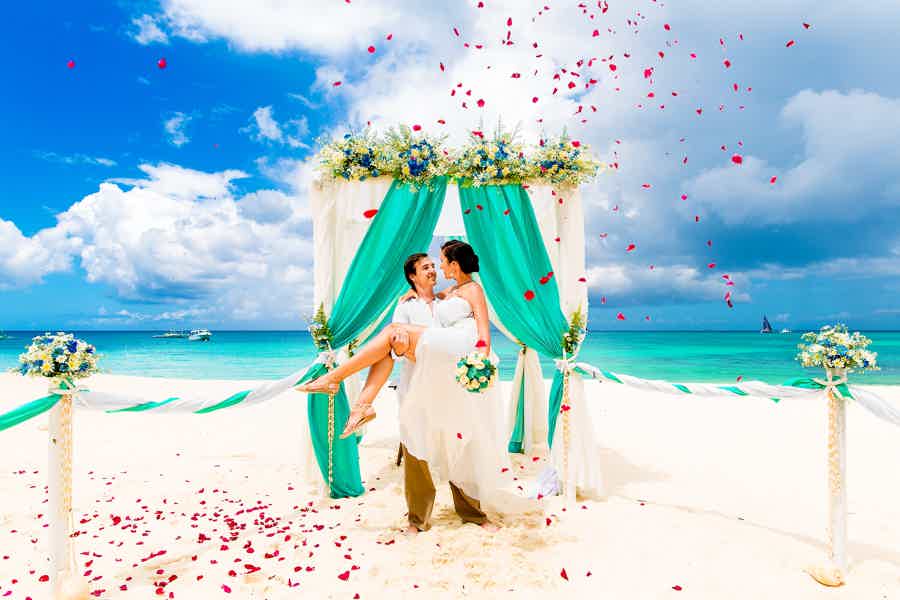 Тропическая свадебная церемония с фотосессией - фото 2