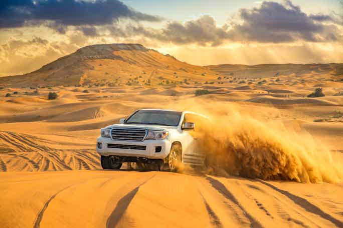 Desert Adventure: Camel Ride, Red Dunes Safari, BBQ & Al Marmoom Oasis