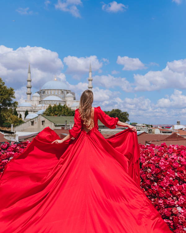 Стамбульская фотосессия на крыше с чайками — фото 5