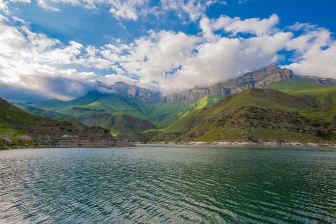 Эльбрус и озеро Гижгит — жемчужины Северного Кавказа
