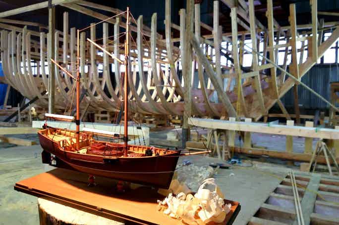 Поморский коч — верфь традиционного деревянного судостроения