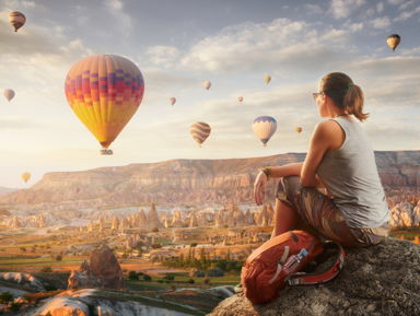 Каппадокия: полет на воздушном шаре в Турции!