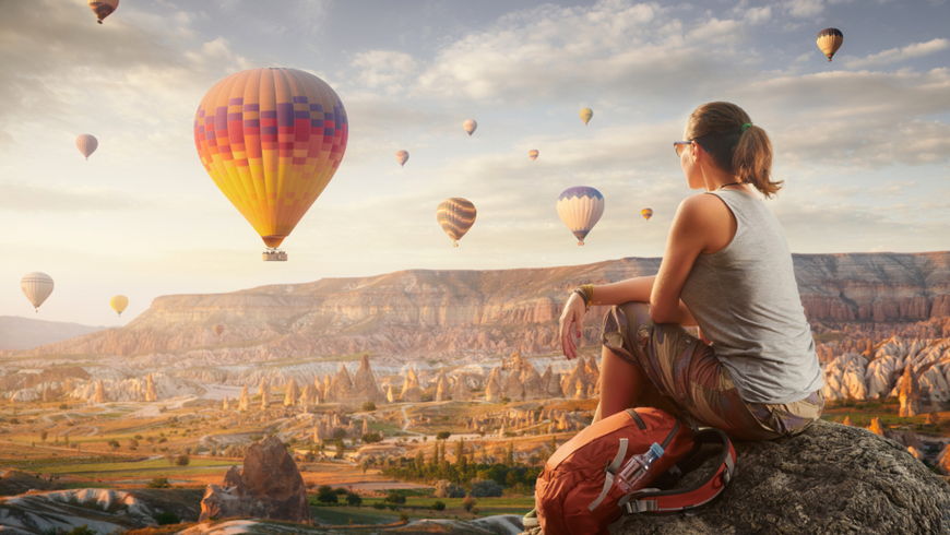 Каппадокия: полет на воздушном шаре в Турции!