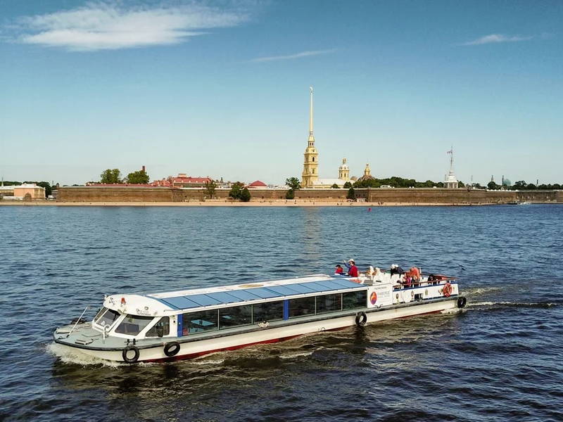 Большая обзорная + Петропавловская крепость + Теплоходная прогулка