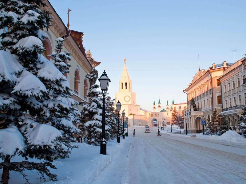 Зимняя сказка в новогодней Казани